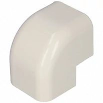 65x50 mm 90° corner part, outer, white, uv álló (vecamco) air conditioner decoration tube