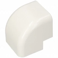 90x65 mm 90° corner part, outer, white, uv álló (vecamco) air conditioner decoration tube