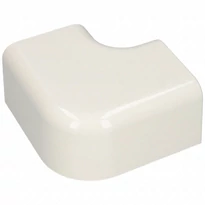 90x65 mm 90° curve, flat, white, uv álló (vecamco) air conditioner decoration tube