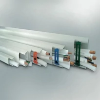 125x75 mm / 2 méter, decoration tube, fedéllel, white, fóliázott (canalplast) air conditioner