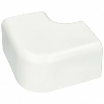 90x65 mm 90° curve, flat, white, uv álló (canalplast) air conditioner decoration tube