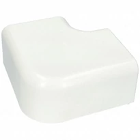 125x75 mm 90° curve, flat, white, uv álló (canalplast) air conditioner decoration tube