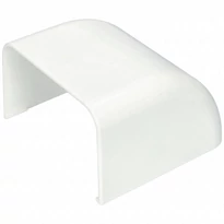 125x75 mm 90° closing part, white, uv álló (canalplast) air conditioner decoration tube