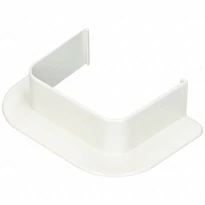 90x65 mm closing part, wall, flanged (canalplast) air conditioner decoration tube
