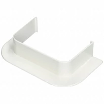 125x75 mm closing part, wall, flanged (canalplast) air conditioner decoration tube / ORDER ONLY