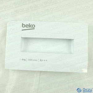 front panel, detergent drawer (original) BEKO washing machine / ORDER ONLY