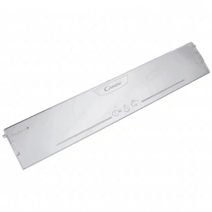 649x119x16 mm Front panel, freezer, transparent (original) CANDY refrigerator / ORDER ONLY