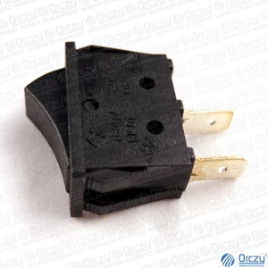 16a/250v billenőkapcsoló, szikráztató, black, szögletes (original) CANDY oven / ORDER ONLY