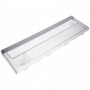 499x148x29 mm Front panel, freezer, upper, transparent (original) BEKO refrigerator / ORDER ONLY