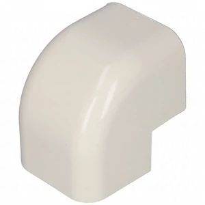 65x50 mm 90° corner part, outer, white, uv álló (vecamco) air conditioner decoration tube
