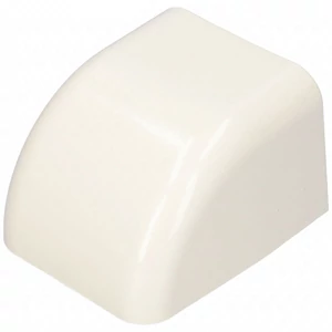 90x65 mm 90° closing part, white, uv álló (vecamco) air conditioner decoration tube