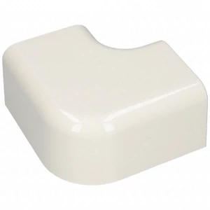 90x65 mm 90° curve, flat, white, uv álló (vecamco) air conditioner decoration tube