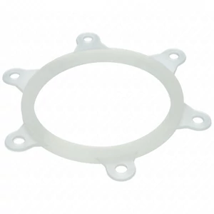 121x102x7 mm sealing, closing lid, 6-hole, white, új típusú HAJDU K type boiler 25db-os csomag