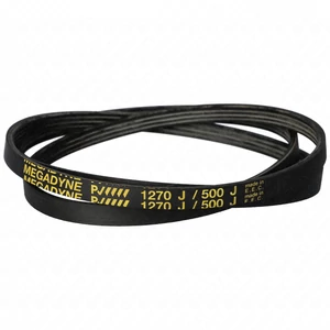 1270 j4 ribbed belt, black ((original), MEGADYNE) INDESIT washing machine