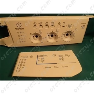cover (control panel + detergent dispenser) INDESIT washing machine / ORDER ONLY