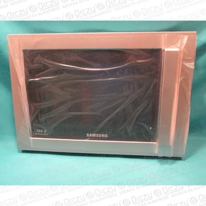 door, complete (black, (original)) SAMSUNG microwave oven / ORDER ONLY