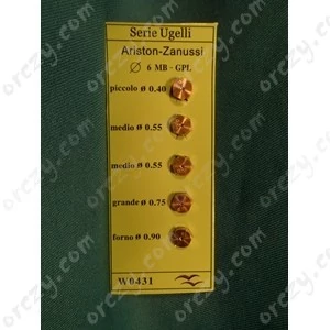 fúvóka kit pb-re (0,40-0,55-0,55-0,75-0,90mm) ariston-zanussi oven / ORDER ONLY