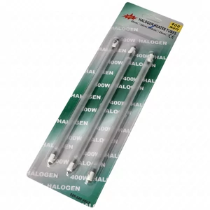 400w heating element halogen üvegcső teljes hossz l=220 mm (3 db/csomag)(ffu912)