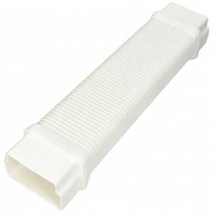 125x75 mm flexible extension, white, pvc (canalplast) air conditioner decoration tube