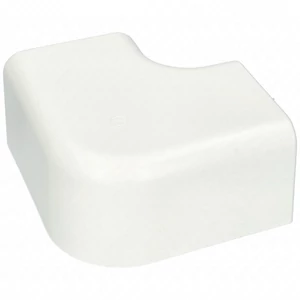 90x65 mm 90° curve, flat, white, uv álló (canalplast) air conditioner decoration tube