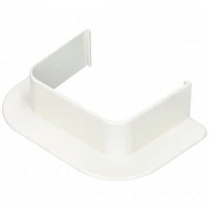 90x65 mm closing part, wall, flanged (canalplast) air conditioner decoration tube