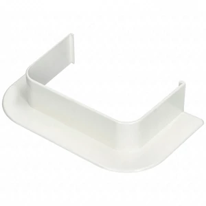 125x75 mm closing part, wall, flanged (canalplast) air conditioner decoration tube / ORDER ONLY