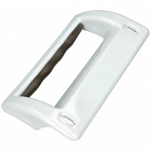 4 mm Handle, rubbered, curved, white (alternativ) LEHEL 404 refrigerator