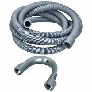 3 m draining hose 21/20 mm, 180° universal washing machine