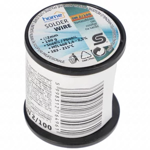 Forrasztóón, 2mm, (Sn60 / Pb40 / 2,0% gyanta) 100g / RENDELÉSRE