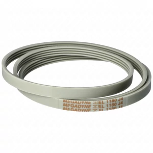 1180 j4 el ribbed belt, white (MEGADYNE) washing machine