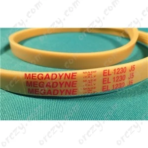 1230 j5 ribbed belt, white ((original), MEGADYNE) WHIRLPOOL washing machine / ORDER ONLY