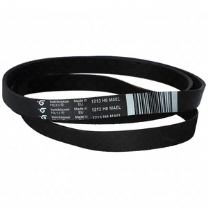 1213 h8 ribbed belt, black ((original), MEGADYNE) INDESIT washing machine