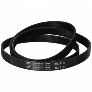 1160 8phe ribbed belt, black HAUSMEISTER washing machine