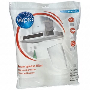 hood szűrőpaplan 970x470mm (vágható) 100g/m2 wpro (ugf018)