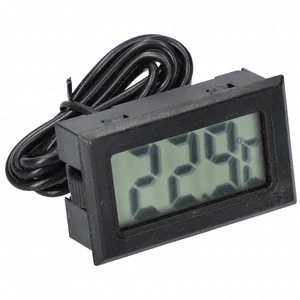 thermometer digitális elemes -50 - +70 (black) egyszerű tpm10 (sz.: 46mm, m.: 26mm, mélység: 13mm)