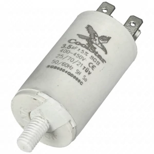 3,5 uF 450V Capacitor, faston-type (universal)