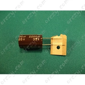 2200 uf 35v 16x25mm 105°c condenser, hole mounted, mini híradástechnika / ORDER ONLY