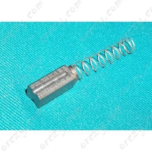 6,3x6,3x16 mm PG10 carbon brush, rugós, hornyolt universal skil ipari kéziszerszámgép (1cs=2db) / ORDER ONLY