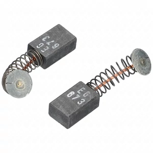 8x12x20 mm EG673 carbon brush, plate faston, rugós universal DIY machine (1cs=2db)
