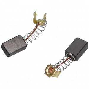 6x9x13,5 mm carbon brush, flap faston, rugós, hornyolt universal DIY machine  (1cs=2db)