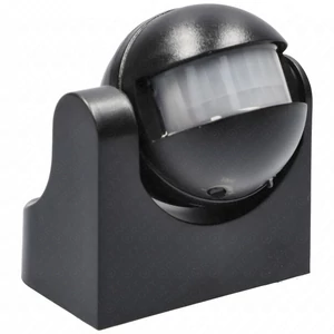 Motion sensor with twilight switch Aler JQ-30-B Black