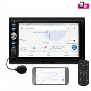 Autórádió és multimédia-lejátszó, 7" LCD kiejlző, Bluetooth, USB, 4x50W, SAL VB X900 / RENDELÉSRE 
