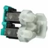 Picture 1/3 -2 way 180° solenoid valve (oem) BOSCH washing machine