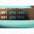 Picture 4/6 -1965 8ph ribbed belt, black ((original), HUTCHINSON) BOSCH dryer machine / ORDER ONLY