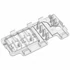 Picture 1/2 -support, light guide (original) BEKO dryer machine