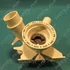 Picture 5/7 -filter housing (original) CANDY washing machine / ORDER ONLY