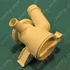 Picture 7/7 -filter housing (original) CANDY washing machine / ORDER ONLY