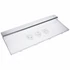 Picture 1/2 -445x189x11 mm Front panel, freezer, transparent (original) BEKO refrigerator / ORDER ONLY