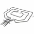 Picture 1/2 -heating element, top (original) TEKA oven / ORDER ONLY