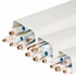 Picture 1/3 -65x50 mm / 2 méter, Dekorcsatorna, fedéllel, fehér, fólia nélkül (VECAMCO) klíma 12db/csomag